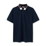 Áo Polo Nam Bo Cổ Phối Màu Elegant Stripe Collar Form Regular