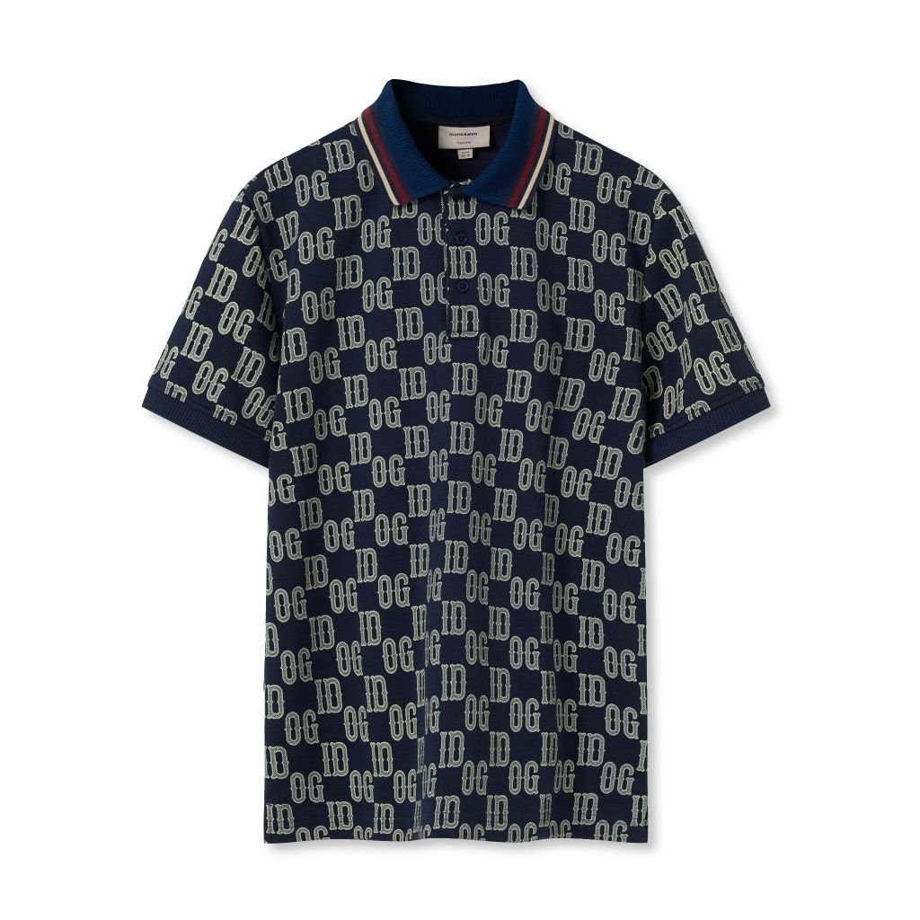 Áo Polo Nam Họa Tiết Pattern IDOG Form Regular