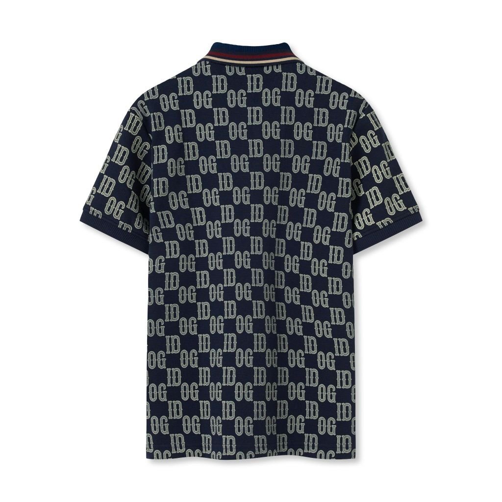 Áo Polo Nam Họa Tiết Pattern IDOG Form Regular