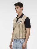 Áo Polo Nam Họa Tiết Pattern Vertical Stripes N 25 Form Regular