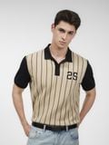 Áo Polo Nam Họa Tiết Pattern Vertical Stripes N 25 Form Regular