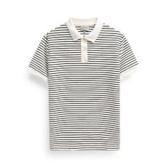 Áo Polo Nam Dệt Kim Sọc Ngang Form Regular