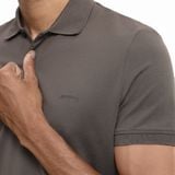 Áo Polo Nam Trơn In Logo ICONDENIM Form Regular