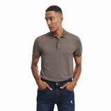 Áo Polo Nam Trơn In Logo ICONDENIM Form Regular