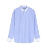 Áo Sơ Mi Bamboo Nam Tay Dài Co Dãn Vertical Stripe Form Regular