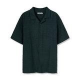 Áo Sơ Mi Cuban Vải Xốp Nam Tay Ngắn Modern Vibe Form Relaxed