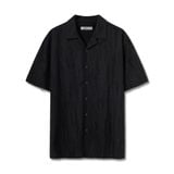 Áo Sơ Mi Cuban Torn Cotton Nam Floating Surface Form Relaxed