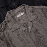 Áo Sơ Mi Cuban Torn Cotton Nam Floating Surface Form Relaxed