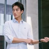 Áo Sơ Mi Nam Tay Dài Palewave Densed Stripes Form Slim
