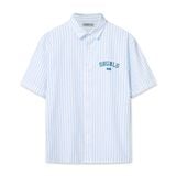 Áo Sơ Mi Oxford Sọc Nam Tay Ngắn Orgnls est19 Form Boxy