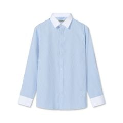 Áo Sơ Mi Blended Cotton Nam Tay Dài Patterned Heat Form Regular