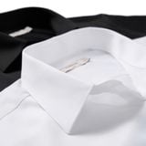 Áo Sơ Mi Nam Tay Ngắn Trơn Signature Form Slim