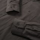 Áo Sơ Mi Cotton Xô Nam Tay Dài Trơn Vintage Spirit  Form Regular