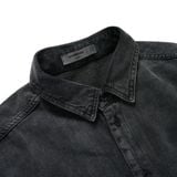 Áo Sơ Mi Denim Nam Tay Ngắn In Charm  N.Y.C Form Relax