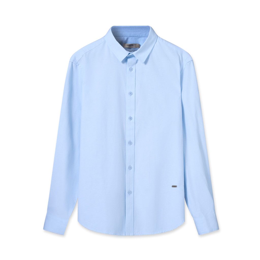 Áo Sơ Mi Oxford Nam Tay Dài Chống Nhăn Form Slim