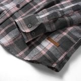 Áo Sơmi Nam Tay Dài Caro Flanel 2 Túi Thân Trước Form Regular