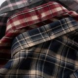 Áo Sơmi Nam Tay Dài Caro Flanel 2 Túi Thân Trước Form Regular