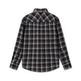 Áo Sơmi Nam Tay Dài Caro Flanel 2 Túi Thân Trước Form Regular