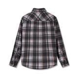 Áo Sơmi Nam Tay Dài Caro Flanel 2 Túi Thân Trước Form Regular