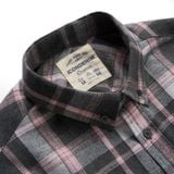 Áo Sơmi Nam Tay Dài Caro Flanel 2 Túi Thân Trước Form Regular