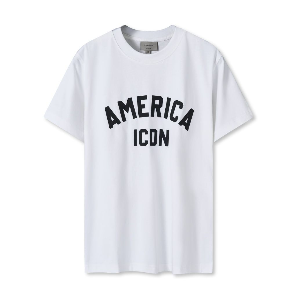 Áo Thun Nam Họa Tiết In America ICDN Form Regular