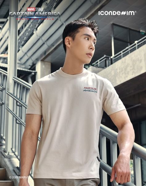 Áo Thun Nam Họa Tiết Marvel Captain Sentinel Of Liberty Form Regular