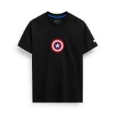 Áo Thun Nam Họa Tiết Marvel Captain Vibranium Shield Form Regular