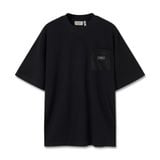 Áo Thun Nam Trơn Túi Đắp Vải Da Fusion Fabric Form Oversize