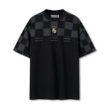 Áo Thun Nam Họa Tiết Pattern N & Embroidered Emblem Form Oversized