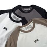Áo Thun Nam Họa Tiết Thêu Móc Xích Raglan ICDN Form Oversize