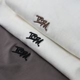 Áo Thun Nam Họa Tiết Thêu Móc Xích Raglan ICDN Form Oversize