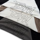 Áo Thun Nam Họa Tiết Thêu Móc Xích Raglan ICDN Form Oversize