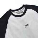 Áo Thun Nam Họa Tiết Thêu Móc Xích Raglan ICDN Form Oversize
