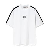 Áo Thun Nam Họa Tiết Dây Dệt Sleek Stripes Form Boxy