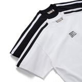 Áo Thun Nam Họa Tiết Dây Dệt Sleek Stripes Form Boxy