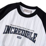 Áo Thun Nam Họa Tiết In Dẻo Phối Sọc Baseball Form Oversize