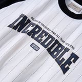 Áo Thun Nam Họa Tiết In Dẻo Phối Sọc Baseball Form Oversize