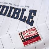 Áo Thun Nam Họa Tiết In Dẻo Phối Sọc Baseball Form Oversize