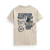 Áo Thun Nam Họa Tiết In Excursion Mighty Bear Form Regular