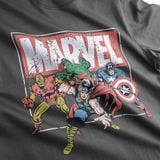 Áo Thun Nam Họa Tiết In Marvel Classic Form Regular
