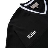 Áo Thun Nam Họa Tiết In Phối Cổ Tim Superior Form Oversize
