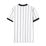 Áo Thun Nam Họa Tiết Phối Sọc Đen Baseball ICDN Star Form Regular