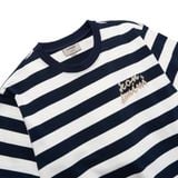 Áo Thun Nam Họa Tiết Sọc Thêu Xù Nautical Stripes Form Regular
