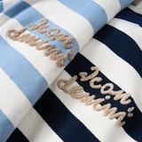 Áo Thun Nam Họa Tiết Sọc Thêu Xù Nautical Stripes Form Regular