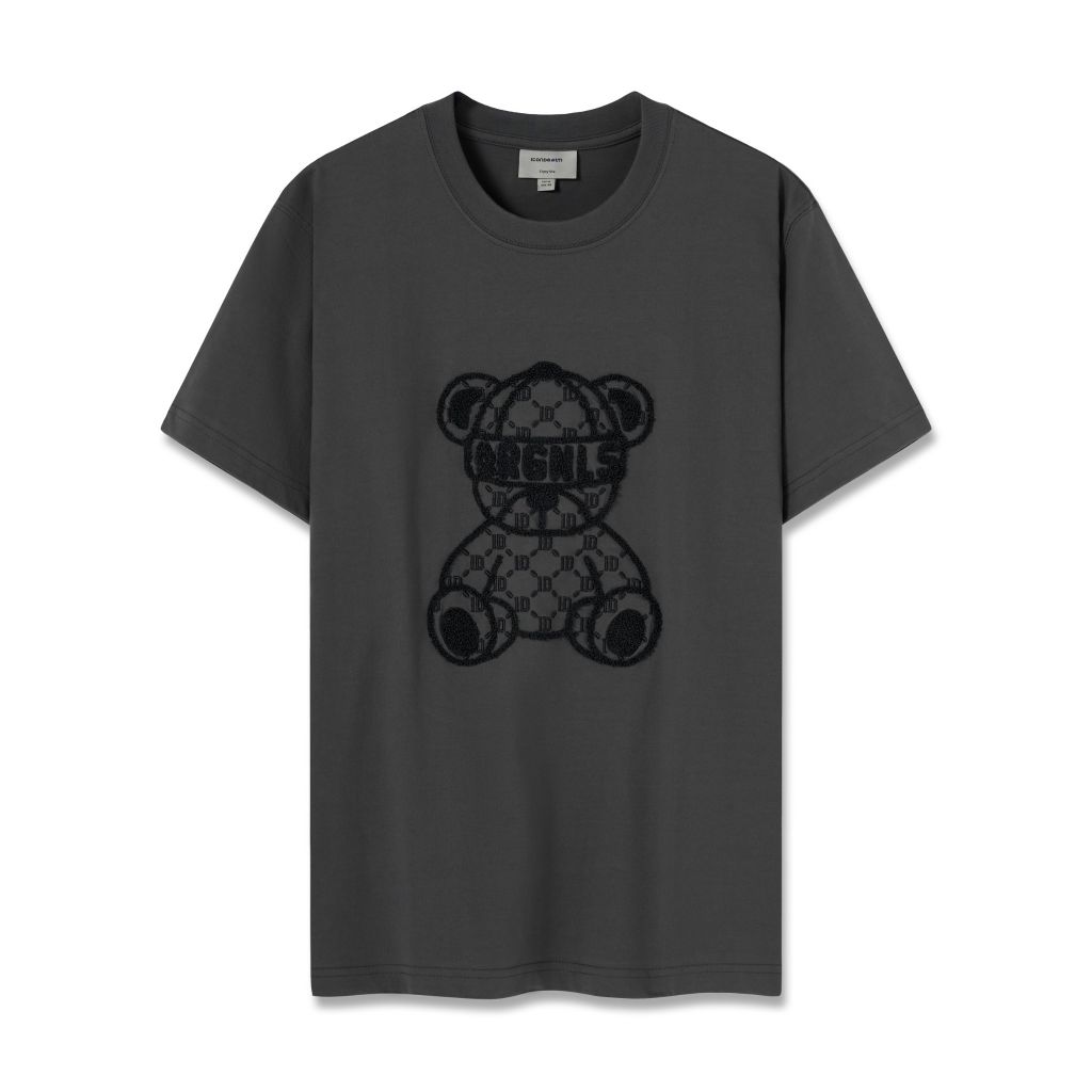 Áo Thun Nam Họa Tiết Thêu Negative Space Teddy Form Regular