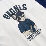 Áo Thun Nam Tay Dài Raglan Orgnls French Bulldog Form Regular