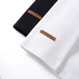 Áo Thun Nam Tay Dài Vintage Henley With Leather Detail Form Slim