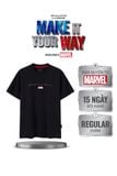 Áo Thun Nam Họa Tiết Marvel Captain Brave New World Form Regular