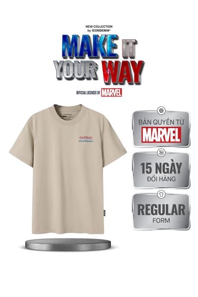 Áo Thun Nam Họa Tiết Marvel Captain Sentinel Of Liberty Form Regular