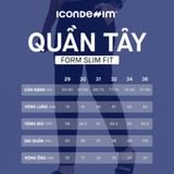 Quần Tây Nam Ống Suông Classic Black Form Slim